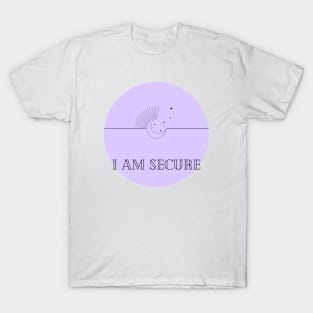 Affirmation Collection - I Am Secure (Purple) T-Shirt